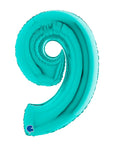 Number 9 Tiffany (Helium) - 40 Inches