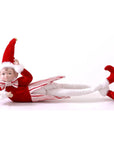 Premium 48 Cm Red White Elf- 1 Pc