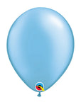 Pearl Azure Latex Balloon (Helium/Air Filled) - 11 Inches