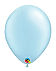 Pearl Light Blue Latex Balloon (Helium/Air Filled) - 11 Inches