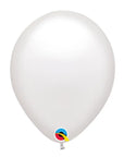 White Latex Balloon (Helium/Air Filled) - 11 Inches