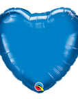 Heart Sapphire Blue (Air-filled) - 4 Inches