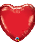 Heart Red (Air-filled) - 4 Inches