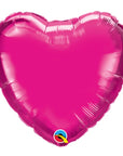 Heart Magenta (Air-filled) - 4 Inches