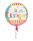 Orbz Circus Birthday (Helium) - 16 Inches