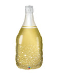 Golden Bubbly Wine Bottle (Helium) - 39 Inches