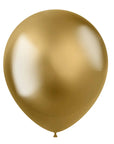 Intense 50pc Gold Latex Balloon (Helium/Air Filled) - 13 Inches