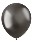 Intense 50pc Grey Latex Balloon (Helium/Air Filled) - 13 Inches