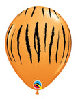 Tiger Stripes Latex Balloon (Helium/Air Filled) - 11 Inches