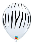 Zebra Stripes Latex Balloon (Helium/Air Filled) - 11 Inches