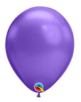 Chrome® Purple Latex Balloon (Air Filled) - 7 Inches