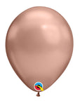 Chrome® Rose Gold Latex Balloon (Helium/Air Filled) - 11 Inches