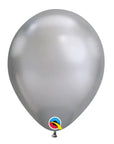 Chrome® Silver Latex Balloon (Air Filled) - 7 Inches