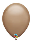 Mocha Brown Latex Balloon (Helium/Air Filled) - 11 Inches