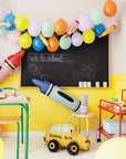 Crayons Foil Balloon Blue (Helium)- 9*41 Inches