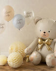 Foil Balloon Bear, 75x84 cm, cream