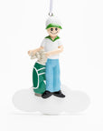 Personalised Ceramic Resin Ornament    Men's golf-1 pc