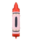 Crayons Foil Balloon Red (Helium)- 9*41 Inches