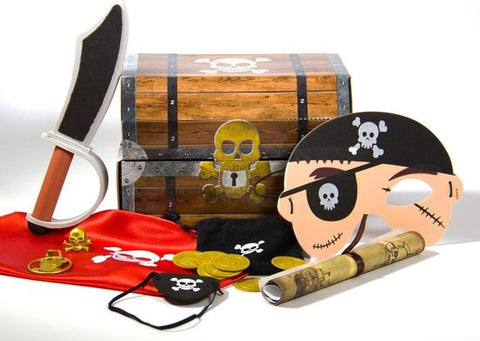 Pirate Treasure Box Kit- 13Pc