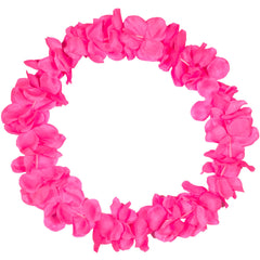 Hawaiian Flower Lei Neon Pink- 1Pc