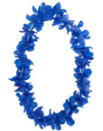 Hawaiian Flower Lei Neon Blue- 1Pc