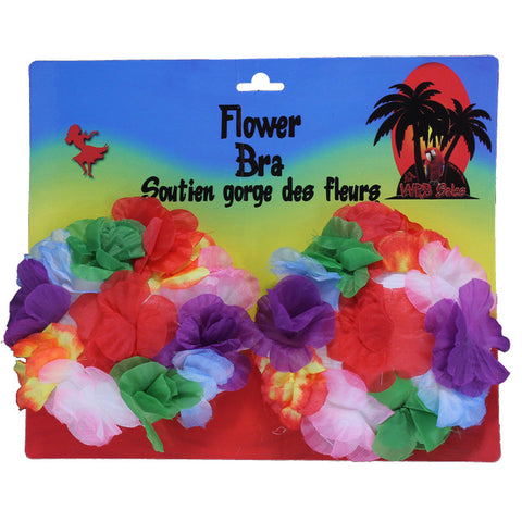 Hawaiian Adult’s Flower Bra-1Pc