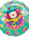 Round Jo's Circus Birthday (Helium) - 18 Inches