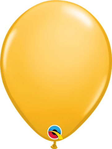 Goldenrod Latex Balloon (Helium/Air Filled) - 11 Inches