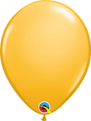 Goldenrod Latex Balloon (Helium/Air Filled) - 11 Inches