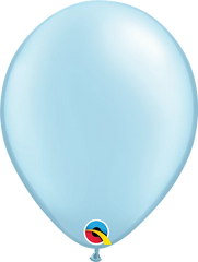 Pearl Light Blue Latex Balloon (Helium/Air Filled) - 11 Inches