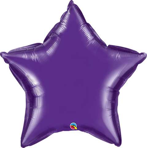 Star Metallic Purple (Helium) - 36 Inches