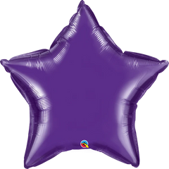 Star Metallic Purple (Helium) - 36 Inches