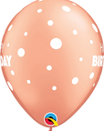 Birthday Big & Little Dots Latex Balloon (Helium/Air Filled) - 11 Inches