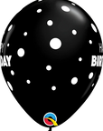 Birthday Big & Little Dots Latex Balloon (Helium/Air Filled) - 11 Inches