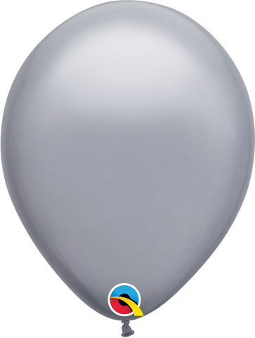 Gray Latex Balloon (Helium/Air Filled) - 11 Inches