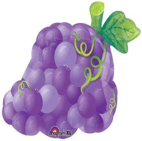 Junior Shape Grapes (Helium) - 18 Inches