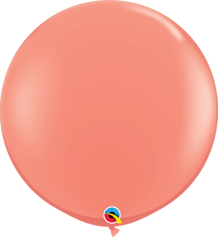 Coral Balloon (Helium/Air Filled) - 30 Inches