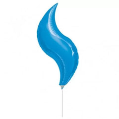 Blue Curve (Air-Filled) - 15 Inches