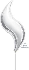 Silver Curve (Air-Filled) - 19 Inches