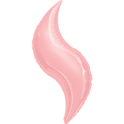 Pastel Pink Curve (Air-Filled) - 36 Inches