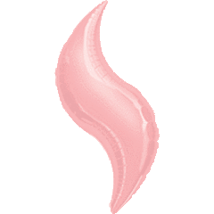 Pastel Pink Curve (Air-Filled) - 36 Inches