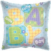 Square Baby boy Big Letters (Helium) - 18 Inches