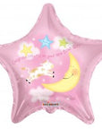 Star Congrats Baby Girl (Helium) - 18 Inches