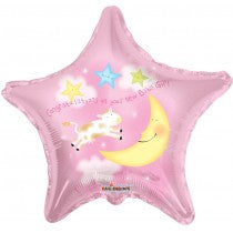 Star Congrats Baby Girl (Helium) - 18 Inches