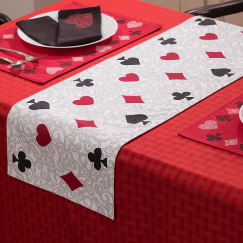 Casino Cloth Premium Fabric Table Runner 33cm* 91cm-1Pc