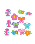 1st Birthday Sweet Girl Cut Outs Decoration- 12pc