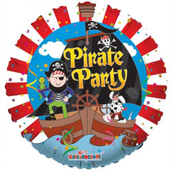 Round Pirates Party (Helium) - 18 Inches