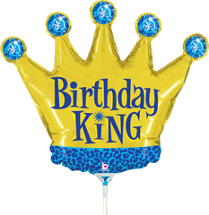 Birthday King (Air-Filled) - 14 Inches