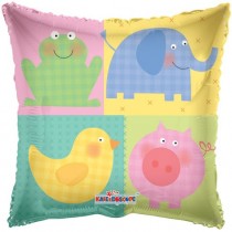 Square Barnyard Friends (Helium) - 18 Inches