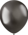 Intense 50pc Grey Latex Balloon (Helium/Air Filled) - 13 Inches